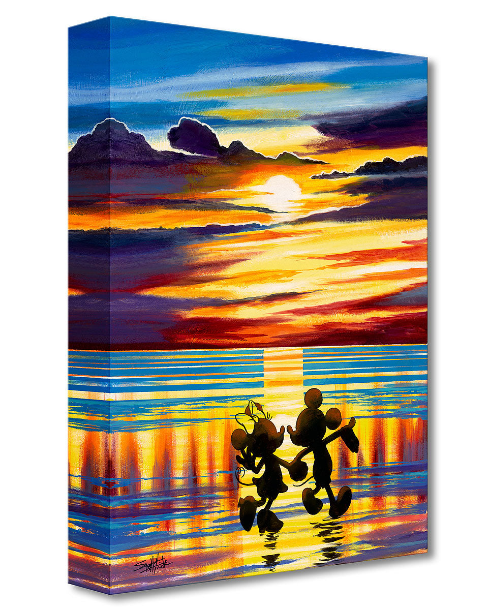 Sunset Stroll - Disney Treasure On Canvas
